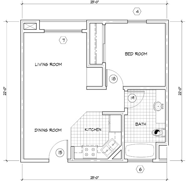 Floor Plan for Bonnie Brae Village